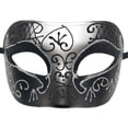thumbnail image 1 of Máscara de maquillaje para carnaval, para hombres y mujeres, máscara romana de carnaval, máscara de fiesta para espectáculos, máscara facial para hombres, 1 of 1