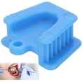 thumbnail image 2 of Silicone Dental Bite Block, 3 Sizes Professional Mouth Props Silicone Dental Orthodontic Bite Blocks Cheek Retractor for Dental Clinics Dental Hospitals(Blue M code), 2 of 8
