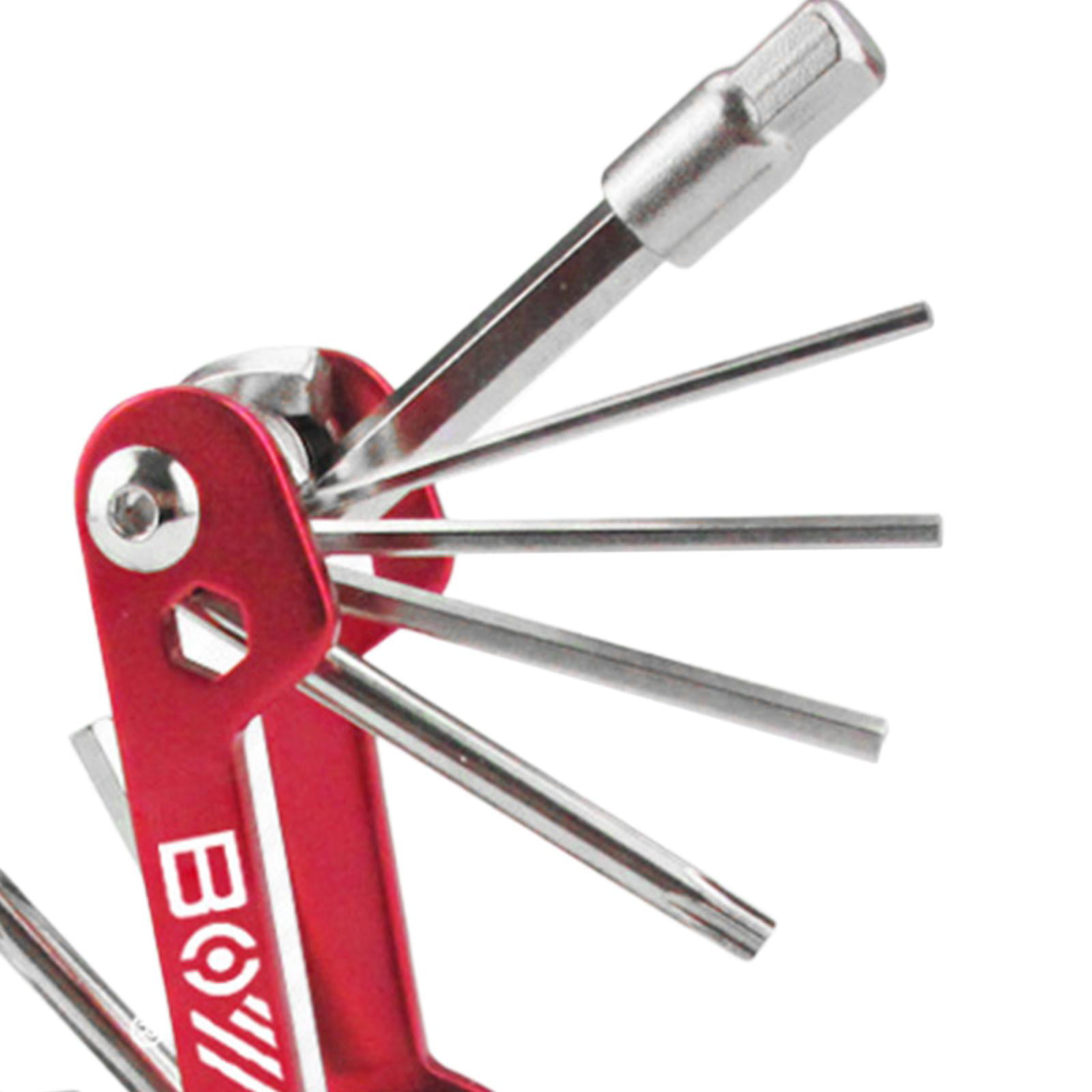Folding Bike Bicycle Repair Hex Wrench Set Screwdriver Multi-function Tools US 