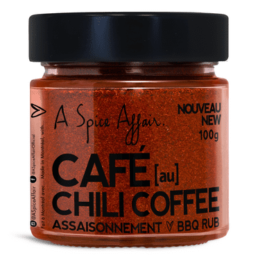 A Spice Affair's COFFEE CHILI RUB 3.5 oz (100 g)