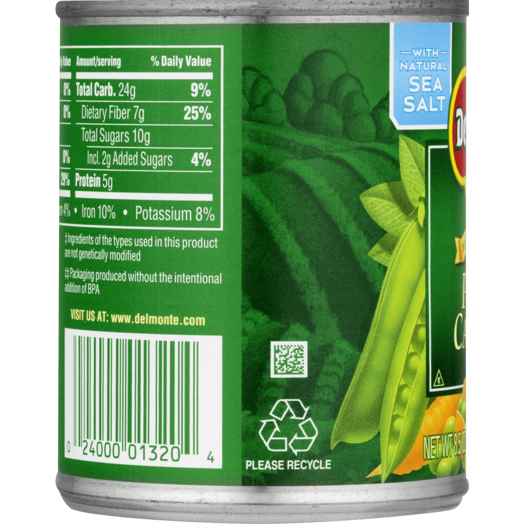 Del Monte Harvest Selects Peas & Carrots, 8.5 oz Aluminum Can (Pack of 4)