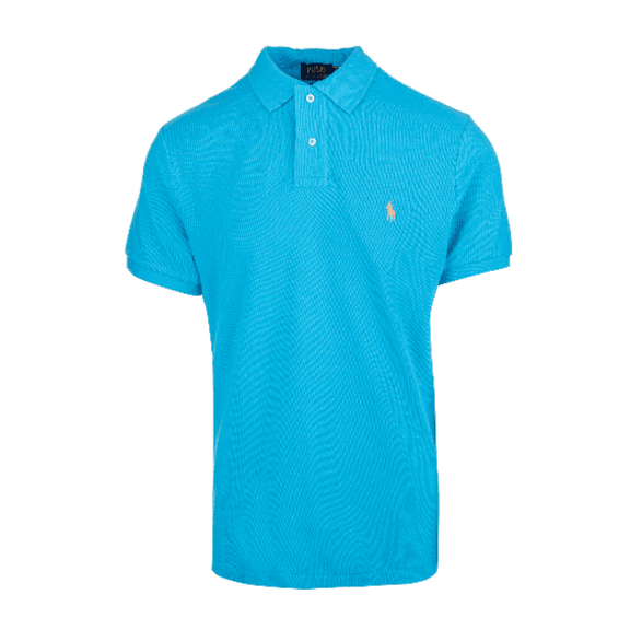 Polo by Ralph Lauren Mens Short Sleeve CLASSIC Fit Casual ,LIGHT BLUE ,XL