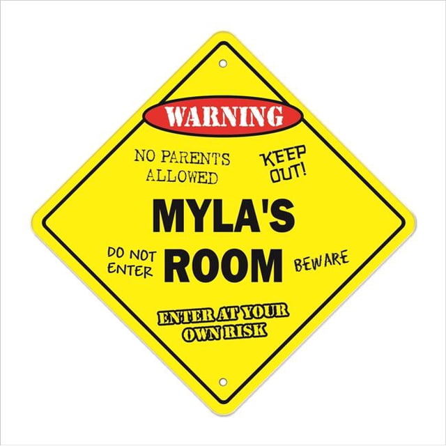 SignMission X-Mylas Room 12 x 12 Po Zone de Passage Xing Signe de Chambre - Mylas