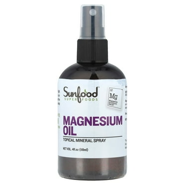 Sunfood Magnesium Oil 4 fl oz Liquid