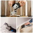 thumbnail image 3 of HLONK 9Pcs Oscillating Saw Blade Stainless Steel Oscillating Multitool Blade Oscillating Tool Flexible Rigid Scraper Blade Professional Oscillating Multi Tool Hook Cutter Blade Scraper, 3 of 10
