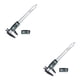 thumbnail image 1 of Riwesomey Display Vernier Caliper Electronic 0.2mm Regla de medición Micrómetro Indicador de botón Carpintería portátil Funciona con 2 2 Botones, Plata 2piezas Riwesomey CBP165067, 1 of 6