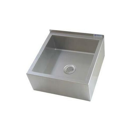Um Series 23x23 Stainless Steel Floor Mount Mop Sink Walmart Com