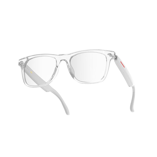 Gafas inteligentes RYDOX Hearview for sordos, gafas inteligentes con traducción de idiomas por IA, chat, llamadas Bluetooth inteligentes, auriculares táctiles, gafas de sol en tiempo real for mujer(Fu
