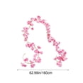 thumbnail image 3 of Rijanmt Artificial Cherry Blossom Garland For Home Wedding,63 Inch Faux Cherries Vine Flower Strip For Garden Outdoor Indoor Ceiling Decor,Air Conditioning Duct Blocking,Party Table Centerpieces,A, 3 of 6