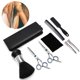 thumbnail image 4 of Juego de tijeras profesionales para cortar el pelo con bolsa portátil delantal de salón cepillo para barrer el pelo juego de herramientas para el hogar/salón/peluquería ANGGREK Otros, 4 of 8