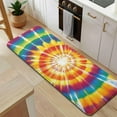 thumbnail image 5 of Tie Dye Color Burst Pattern Kitchen Rug Mat,Kitchen Runner Rugs Non Skid Washable,Decorative Kitchen Floor Mats for Kitchen,Sink,Laundry,17"x47.2", 5 of 7