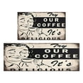 thumbnail image 1 of Coffee Vintage Chef Kitchen Pattern Kitchen Mat Set Of 2,Kitchen Rugs Mats with Dirty Resistance,washable,non Skid,kitchen Mats 17.7x24+17.7x48inch, 1 of 7