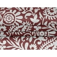 thumbnail image 5 of oneOone Velvet Chocolate Brown Fabric Block Craft Projects Decor Fabric Printed By The Yard 58 Inch Wide, 5 of 5