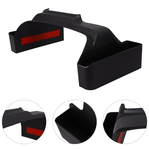 ETEREAUTY Black Rectangular Gear Shift Organizer for Car Interior Accessories, and Practical 1 Set