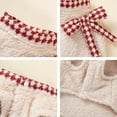 thumbnail image 6 of Pet Sweater, Winter Cute Plush Pet Vest with Bow Knot - Sleeveless Dog & Cat Clothing(L), 6 of 7