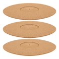 thumbnail image 5 of 3pcs Cork Turntable Slipmat for Static Reduction, Noise Dampening & Stable Playback – Textured Design, Fits Standard, 5 of 5