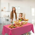 thumbnail image 7 of Large Plastic Rectangle Table Cover Cloth Wipe Clean Party Tablecloth Covers, 7 of 7
