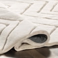 thumbnail image 5 of nuLOOM Chevron SuperiorWash Faux Rabbit Machine Washable Area Rug, 7' 6" x 9' 6", Chevron Off-white, 5 of 9