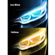 thumbnail image 3 of tiras de luces LED para coche, luces de circulación diurna, superficie de faros delanteros flexibles, lámpara decorativa, estilo de señal de giro fluido, 3 of 5