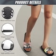 thumbnail image 6 of Jrysaedy Cute Otter Pattern Slide Sandals for Women Men Ultra Comfort Recovery Pillow Slippers Soft Summer Beach Shoes, 6 of 7