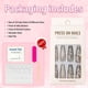 thumbnail image 4 of 24 Pcs Press On Artificial Nails Acrylic Nails Fake Glue On Acrylic Nails False Luxury Glamor Nails For Women Girls Elegant And Stylish Fit For All Oc, 4 of 4