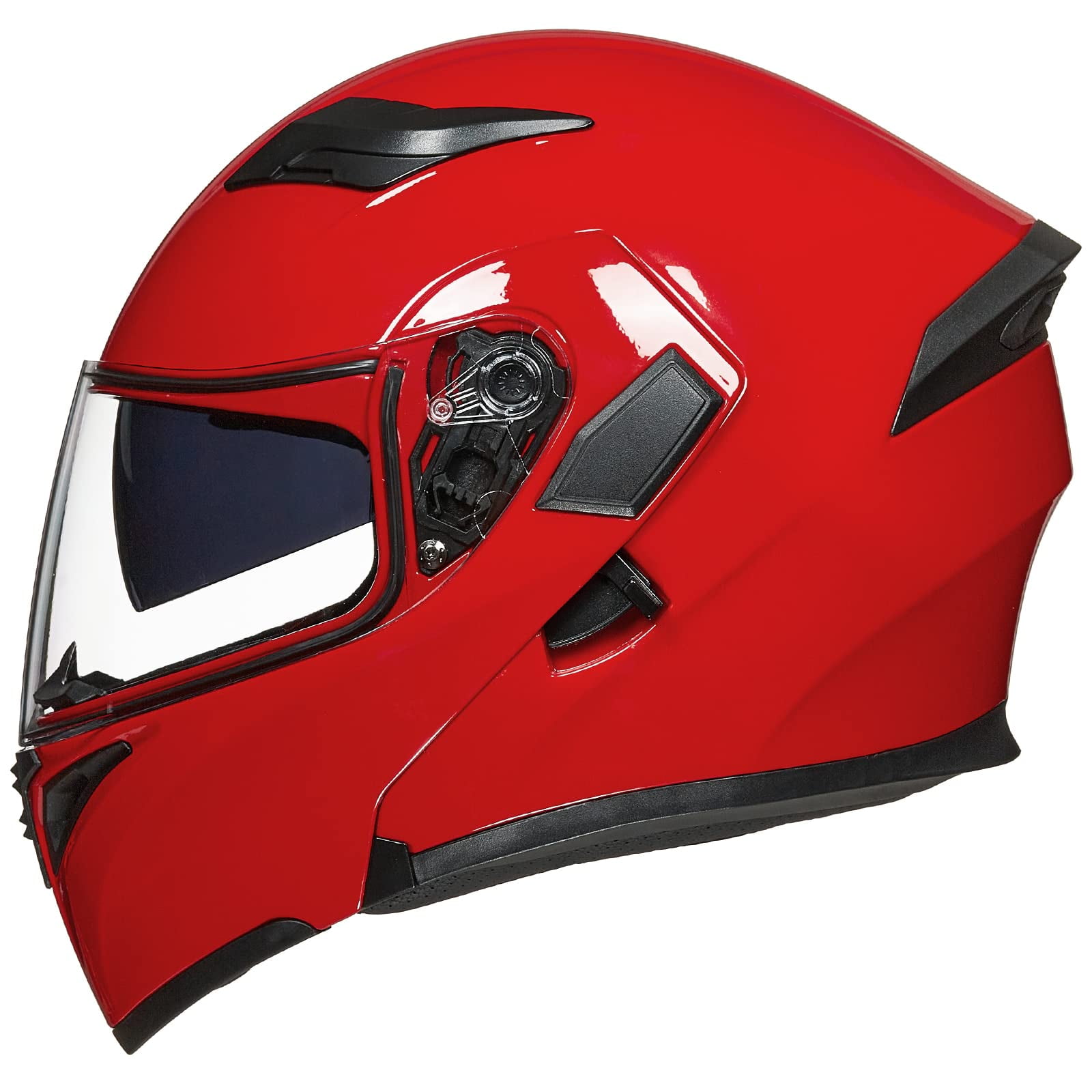 ILM Motorcycle Dual Visor Flip up Modular Full Face Helmet DOT Model 902/902L