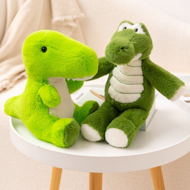 23/26cmNew Kawaii Little Crocodile/Dinosaur Baby plush doll toy Cute/Soft/Cartoon stuffed animal Doll kids baby christmas gifts zhangyuxiang LED