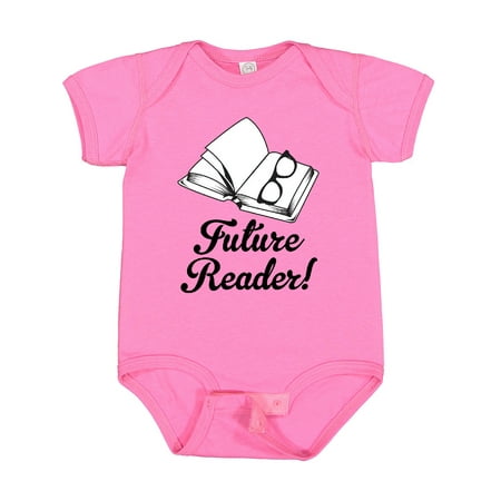 

Inktastic Future Reader Book Gift Gift Baby Boy or Baby Girl Bodysuit