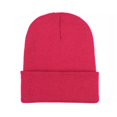 thumbnail image 1 of Hat Knitted Hat Men's and Women's Pullover Hat Candy Color Wool Hat Ear Warm Bright Color Hat Solid Color Spring Autumn Winter Hat, 1 of 6