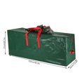 thumbnail image 3 of Bewildely Bolsa de árbol de Navidad para vacaciones, contenedor de almacenamiento de guirnaldas, organizador de decoraciones, impermeable, a Almacenamiento y organización del hogar Verde 122x34x51cm, 3 of 6
