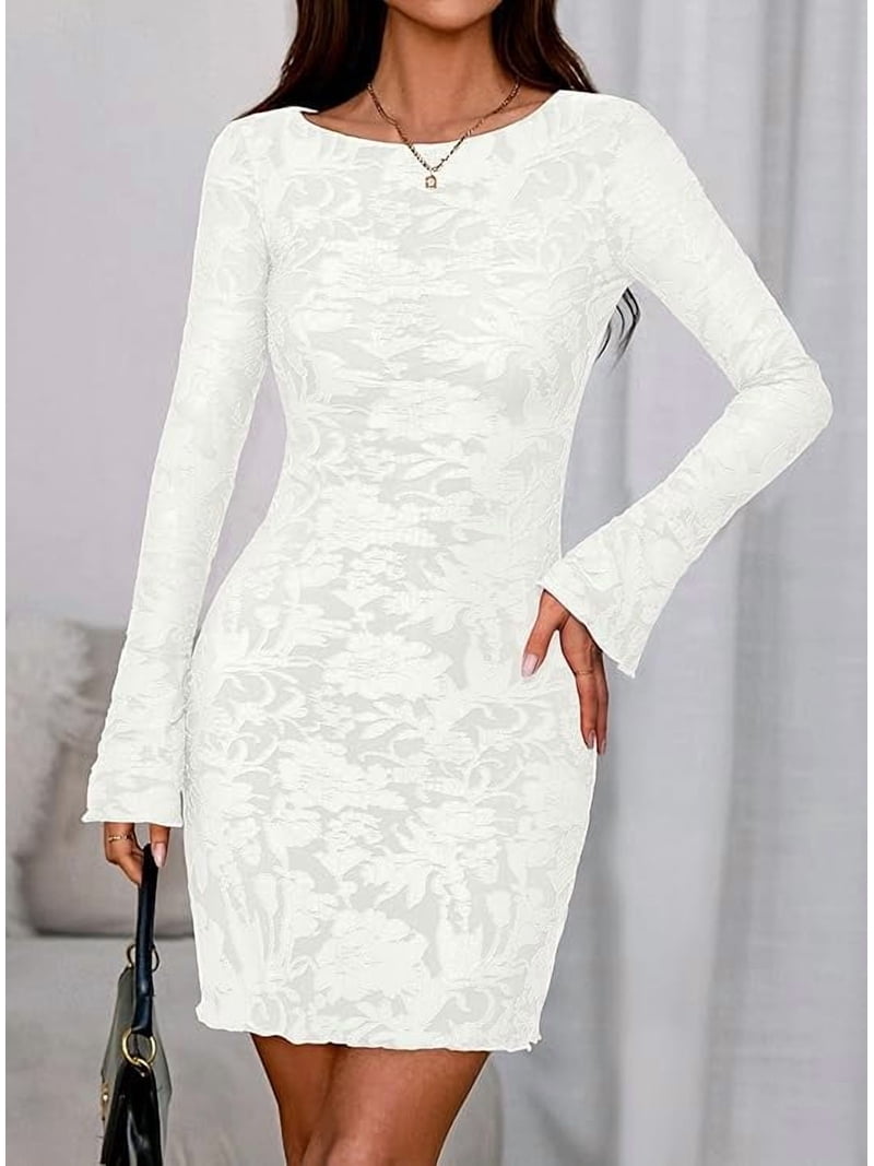 fall mesh dress ZAPAKASA Women Navy Mother of the Bride Dress Lace Appliqued Scoop Neck A  Line Cap Sleeves Wedding Guest Dress main image 0