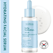 Skin ResQ by Petal Fresh Hello Hydration Serum with Hyaluronic Acid Complex 2% + Chamomile, Hydrating Face Serum for Dry & Sensitive Skin, Fragrance Free, 2 fl oz