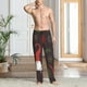 thumbnail image 2 of Fotbe Cute Christmas Gnomes Pantalones de Pijama para Hombre, Pantalones de Dormir, Pantalones de Casa con Cintura Ajustable y Bolsillos-XX-Large, 2 of 6