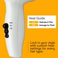 thumbnail image 6 of Conair 1875 Watt Mid-Size Styler Hair Dryer, White, 6 of 9