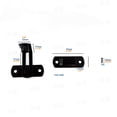 thumbnail image 3 of Pocket door lock Sliding door latch lock Bathroom stall lock hook, 3 of 5