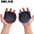thumbnail image 2 of Protector de palma para gimnasio, guantes de fitness, palma de medio dedo, almohadillas de agarre para mancuernas, guantes de entrenamiento de levantamiento de pesas, entrenamiento en gimnasio, 2 of 5