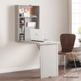 thumbnail image 2 of Pliable Convertible Mural Bureau en Finition Grise, 2 of 16