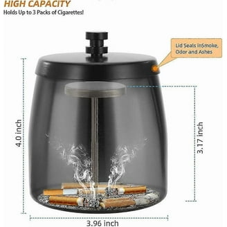 COOLHOOD Wall Mounted Outdoor Metal Ashtray Fires Safe Metal Cigarettes  Disposal Receptacle Commercial Design For Public Space