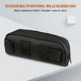 thumbnail image 1 of Estuche para gafas de caza al aire libre, bolsa Molle para gafas, bolsa para colgar en la cintura (negro) Tmvgtek  excursión de campamento, 1 of 9