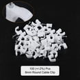 thumbnail image 2 of Clips para Cables de 8mm, Abrazaderas de Clavo para Cables, Organizador de Cables, 100pcs, 2 of 4