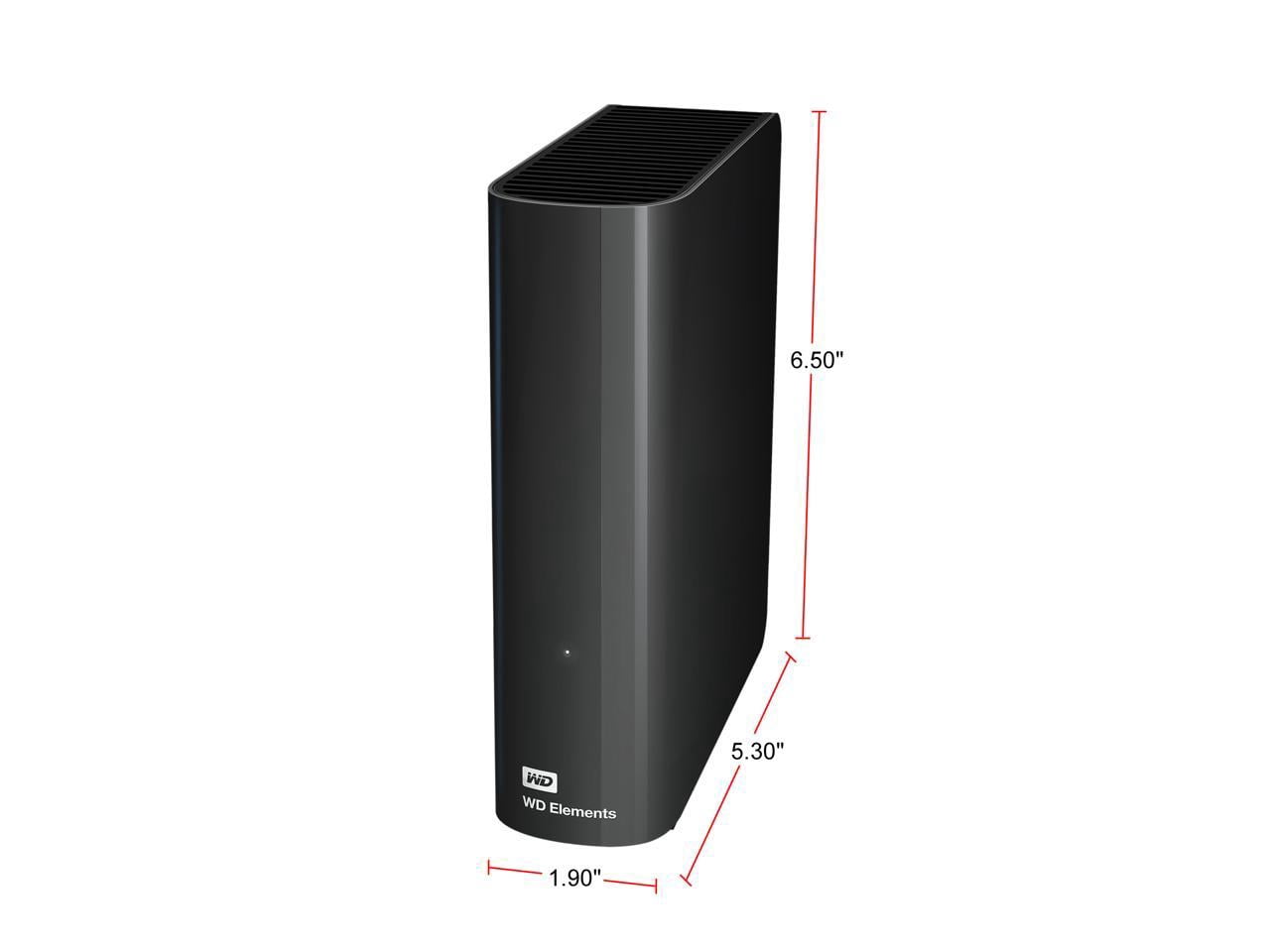 WD Elements 8TB USB 3.0 Desktop External Hard Drive WDBWLG0080HBK-NESN Black
