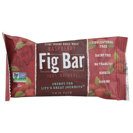 Nature's Bakery 100% Natural Fig Snack Bar, Raspberry, 2 Oz, 12 (Best Natural Snack Bars)