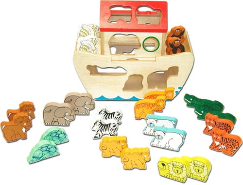 melissa and doug noah's ark shape sorter