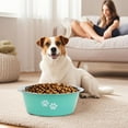 thumbnail image 7 of Deago 2 Pack Stainless Steel Dog Bowls, Nonslip Rubber Bottom No Spill Proof Skid Metal Insulated Dog Bowls for Large Medium Small Breed Dogs, 7 of 7