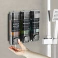 thumbnail image 1 of Wall Mounted Head Press Shower Gel Box Home Hotel Soap Box No Punching Manual Press Shower Gel Box Hand Soap Bottle, 1 of 5