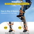 thumbnail image 4 of Juego de Pinchos para Trepar a Árboles VEVOR Espuelas de Acero Altura Ajustable Equipo de arborista para escaladores, 4 of 9