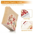 thumbnail image 5 of Yayeee Napkin Holder for Table Kitchen Paper Tissue Organization, Beige Starfish, 5 of 8