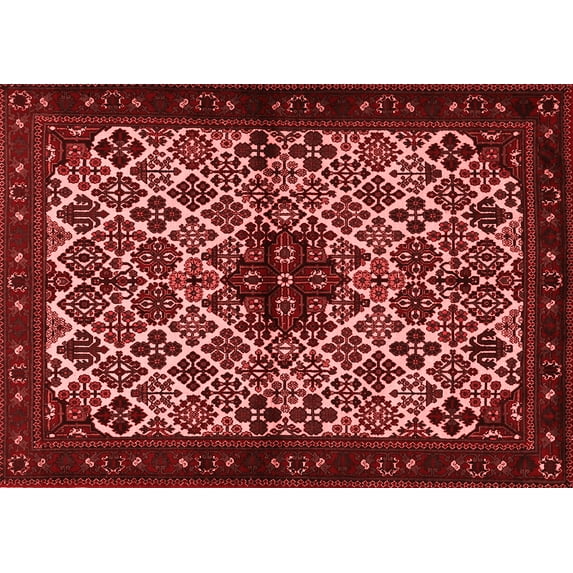 Ahgly Company Indoor Rectangle Persian Red Traditional Area Rugs, 2' x 4'