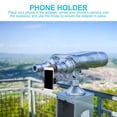 thumbnail image 4 of KONTONTY Phone Mount for Spotting Scope Clamp Black ABS 1Set, 4 of 7