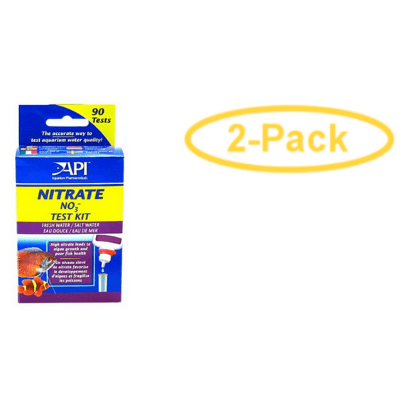 API Nitrate Test Kit Fresh & Salt Water Nitrate Test Kit FW & SW[ PACK OF 2 ]